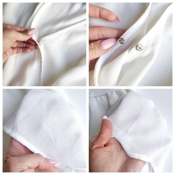 She + Sky Ruffle Wrap Top - Picture 8 of 9